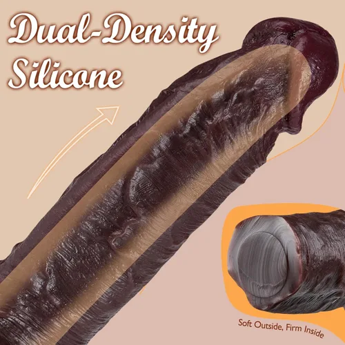 Miniatura 4 de Ultra Realistic Dildo-8‘’ Lifelike Dildo Realistic Skin Texture, Thick Liquid Silicone with Powerful Suction Cup, Beginner for G-spot and Anal Play