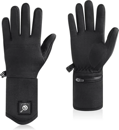 Miniatura 8 de SAVIOR HEAT Heated Glove Liners for Men Women, Rechargeable Battery Electric Heated Gloves, Winter Warm Glove Liners, Thin Gloves Riding Ski