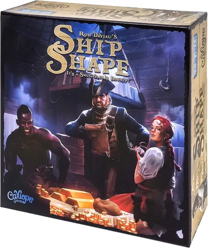 Juegos de mesa de estrategia Juego de pujas Calliope ShipShape Colores mezclados de los creadores de Tsuro y Roll For It Regalo para adultos,