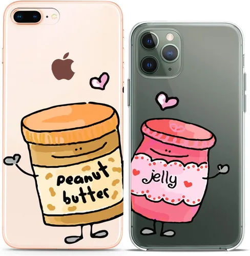 Miniatura 17 de Fundas a juego para parejas compatibles con iPhone 16 15 14 13 12 11 Pro Max Mini Xs X 6s 8 Plus 7+ Xr 10 SE 5 Nightmare Undead Couple Forever