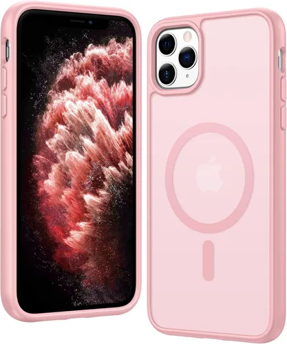 Miniatura 847 de FNTCASE Funda para iPhone 13 Pro-Max: Fundas magnéticas transparentes compatibles con Magsafe Slim anti amarillamiento protección contra caídas