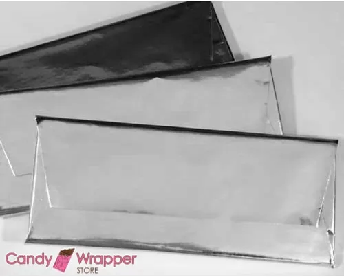 Miniatura 7 de Hojas de papel de aluminio para envolver barras de chocolate, color azul claro, 40 hojas