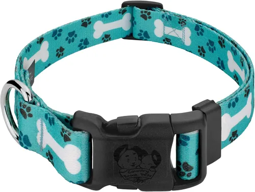Country Brook Design - Collar de perro Oh My Dog Deluxe - Fabricado en los Estados Unidos - Colección Dog's Life con diseños divertidos (1/2