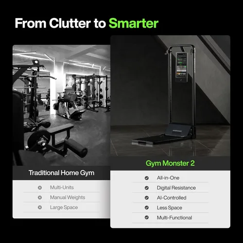 Miniatura 7 de Speediance Gimnasio en casa, máquina Smith multifuncional inteligente alimentada por IA para entrenamiento de fuerza de cuerpo completo