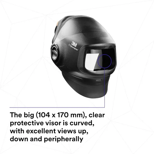 Miniatura 6 de 3M Speedglas 46-0099-35 - Casco de soldadura resistente G5-01, cubierta rígida para cuello, cubierta de tela para la cabeza sin ADF, 46-0099-35, 1