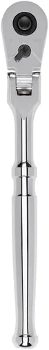 Miniatura 14 de TEKTON Trinquete de liberación rápida con cabeza flexible de 1/2 pulgadas x 10-1/2 pulgadas SRH31210