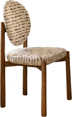 Miniatura 27 de Upholstered Dining Chairs with Fabric/Plush Cushion, Wooden Dining Room Chair Set of 1/2/4, Kitchen Chair for Living Room Balcony Black+brown