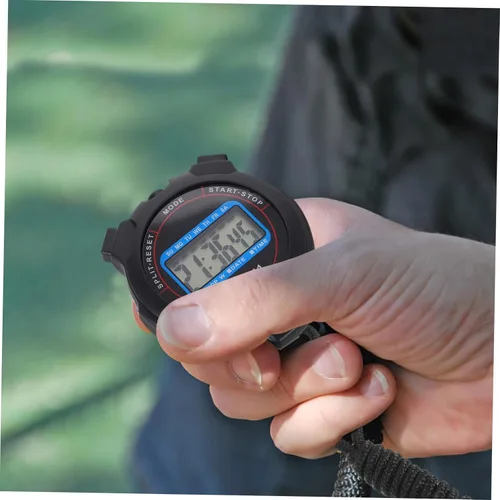 Miniatura 8 de Cronómetro deportivo digital con pantalla grande para entrenadores, funcionamiento silencioso, ligero, diseño portátil para natación, correr, yoga