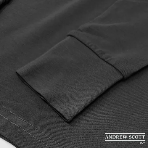 Miniatura 7 de Andrew Scott Conjunto de ropa interior de algodón elástico para niños, 3 camisetas de manga larga + 3 pantalones largos, 6 piezas