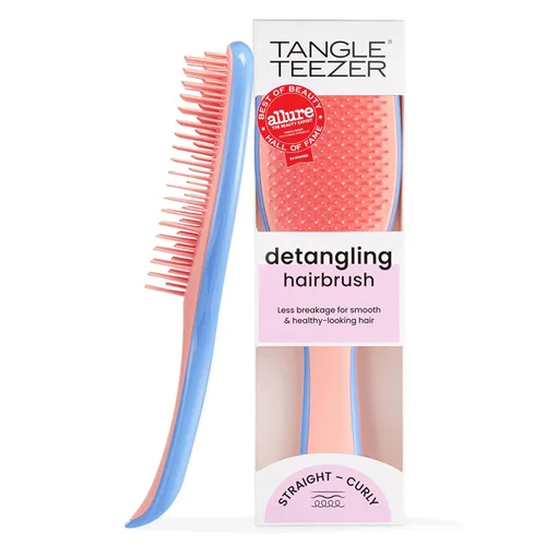 Tangle Teezer Cepillo desenredante definitivo para cabello húmedo y seco, elimina nudos y reduce la rotura para todo tipo de cabello, color Apricot