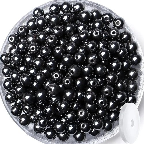 Miniatura 28 de QINJIEJIE 105 piezas de cuentas de piedra de 7 chakras de 8 mm, cuentas naturales redondas sueltas de gemas para pulseras, cuentas de cristal