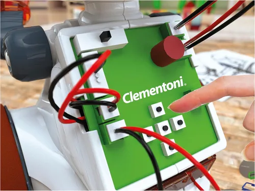 Miniatura 6 de Clementoni - Science & Play Mio Robot: Robot interactivo de aprendizaje STEM con aplicación, evitación de obstáculos y función de dibujo