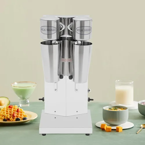 Miniatura 6 de Batidora eléctrica, máquina comercial de batido de leche de acero inoxidable, mezclador de bebidas, máquina de malta de velocidad ajustable, 2