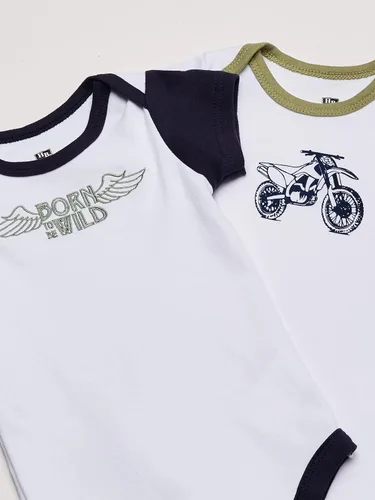 Miniatura 2 de Hudson Baby - Enterizo de algodón unisex para bebé
