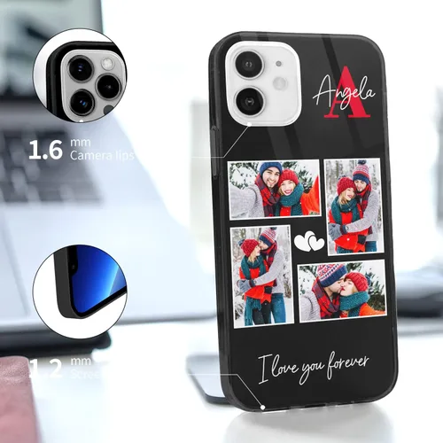 Miniatura 5 de Easycosy Fundas de teléfono personalizadas con imagen para 17, 16, 15, 11, 12, 13, 14 Pro/Max/Mini XR X Xs Max, funda personalizada para iPhone