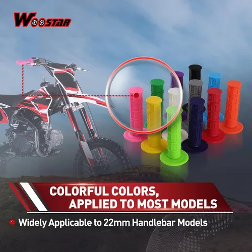 Miniatura 5 de WOOSTAR Empuñaduras de mango de acelerador estándar de 0.866 in de 7/8" YL-E033-131-143