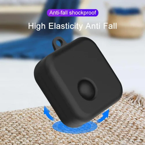 Miniatura 9 de DAYJOY - Juego de 2 fundas protectoras de silicona de goma suave compatible con auriculares TWS, funda protectora con llavero para nada de oreja (1)