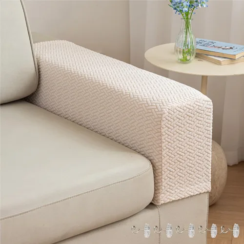 Miniatura 9 de Yoovat Fundas para Brazos de Sofá Sillón Reclinable Fundas para Reposabrazos Fundas Protectoras para Brazos de Silla