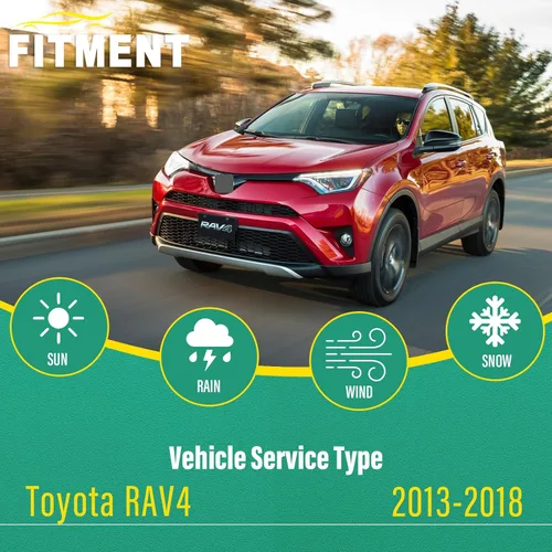 Miniatura 2 de 26" 16" 10" Limpiaparabrisas de repuesto para Toyota RAV4 2013 2014 2015 2016 2017 2018 Limpiadores frontales y traseros premium para todo
