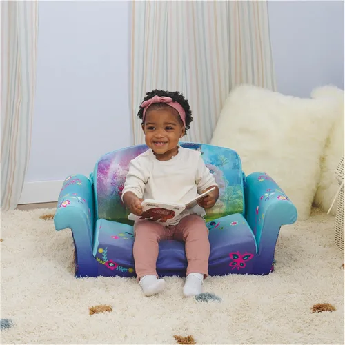 Miniatura 2 de Muebles Marshmallow, Sofá infantil 2 en 1, de espuma, abatible, comprimido, Encanto