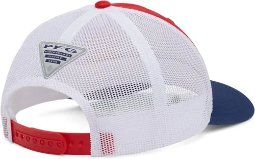 Miniatura 267 de Columbia - Gorra de malla con bandera con árboles unisex para adultos, corona alta