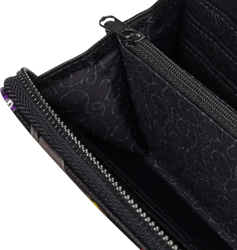 Miniatura 6 de Loungefly Disney The Nightmare Before Christmas - Cartera estilo acordeón y cremallera alrededor
