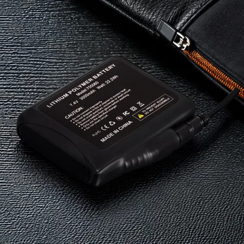 Miniatura 7 de Paquete de batería de 22.2 WH 7.4 V para guantes calentados, juego de repuesto de polímero de litio recargable compatible con guantes, calcetines