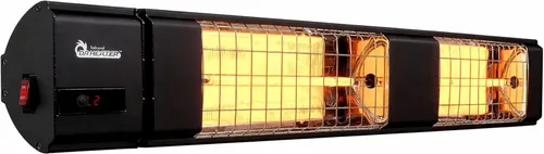 DR. INFRARED HEATER DR-239 3000W Calentador infrarrojo para patio interior y exterior, montaje en pared o techo, IP55 resistente a la intemperie,