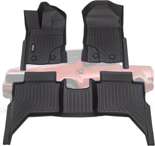 Miniatura 31 de Tapetes VIWIK para Ford Maverick Fuel 2025-2022, forros de piso 3D antideslizantes, tapetes impermeables de TPE para automóvil, protección de ajuste