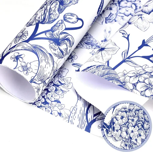 Miniatura 7 de Gersoniel 10 hojas de forros de cajones para aparadores, revestimientos de cajones perfumados, papel perfumado no adhesivo para estantes fragantes