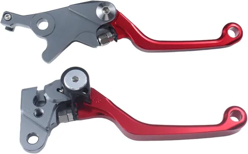 Miniatura 4 de Manija de palanca de freno de embrague de pivote plegable CNC de motocicleta para CRF150L CRF 150 L 2018 2019 2020 (L01R45red)