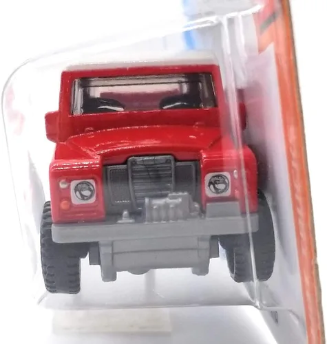 Miniatura 4 de Hot Wheels Land Rover Series III Pickup 111/250, rojo