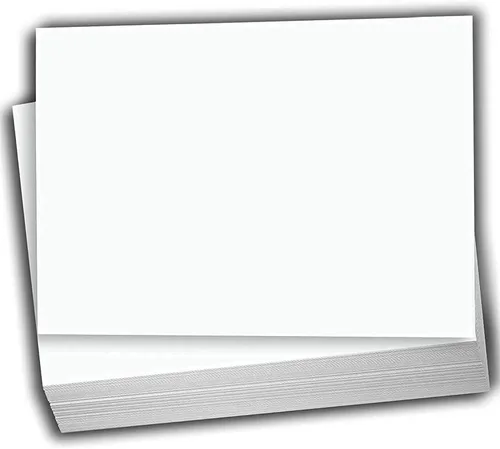 Miniatura 9 de Hamilco Papel grueso de cartulina blanca, 5 x 7 pulgadas, peso pesado, 120 libras, cartulina – 100