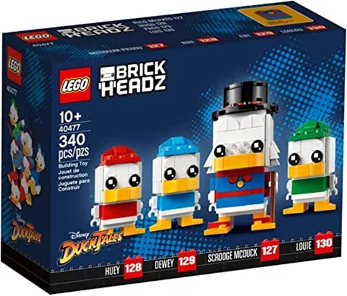 Miniatura 2 de LEGO Brickheadz Disney Ducktales 40477 Scrooge McDuck, Louie, Huey & Dewey (340 piezas)