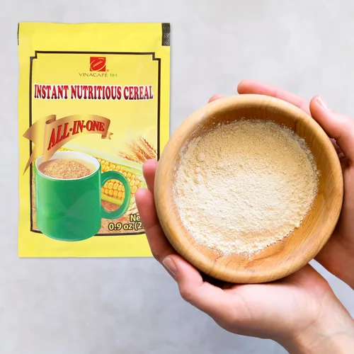 Miniatura 5 de Vinacafe Mezcla instantánea de cereales – 20 sobres (14.11 onzas) Bebida nutritiva vietnamita instantánea de cereales Bebida cremosa y deliciosa