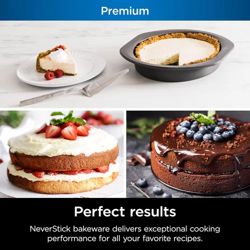 Miniatura 2 de Ninja B30309 Foodi NeverStick Premium - Molde redondo para tartas (9 pulgadas), antiadherente, apto para horno hasta 500⁰F, apto para lavavajillas