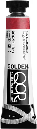 Miniatura 47 de GOLDEN QoR Acuarelas para artistas, Azul cobalto y teja, tubo de 11 ml, pintura profesional de acuarela, semiopaca Verde azulado cobalto