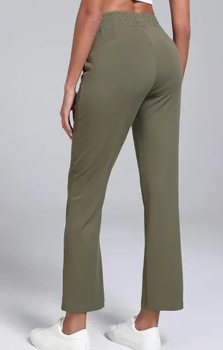 Miniatura 2 de Oalka Pantalones de golf de pierna recta para mujer con bolsillos profundos