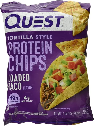 Miniatura 17 de Quest Tortilla Style - Paquete variado de chips de proteína, chile lima, queso nacho, tacos cargados, 12