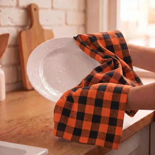 Miniatura 387 de Urban Villa Toallas de cocina 100% algodón para cocina (juego de 6) 20"x30" toallas de cocina altamente absorbentes, juego de ropa de cocina