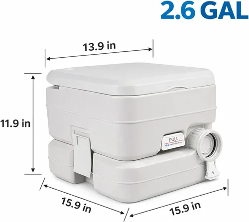 Miniatura 12 de SEAFLO Inodoros portátiles para barcos, autocaravanas, camping y barcos
