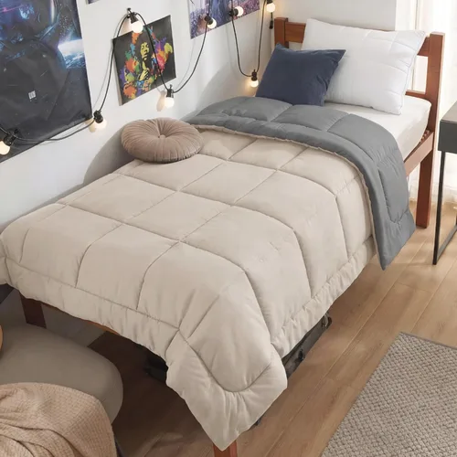 Miniatura 17 de Bedsure Edredones de edredón tamaño matrimonial, edredón acolchado alternativo, ultra suave y ligero, con 8 pestañas, lavable a máquina, 82 x 86