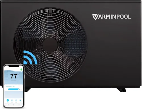 Miniatura 11 de Bombas de calor para piscina, bomba de calor de piscina de 30,000 BTU para piscinas sobre el suelo de hasta 8000 galones, control WiFi