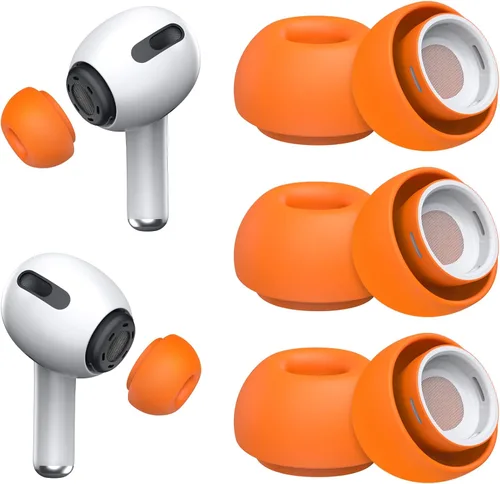 Miniatura 12 de [3 pares] Puntas de repuesto para los oídos para Airpods Pro y Airpods Pro de 2ª generación con orificio de reducción de ruido, puntas de silicona