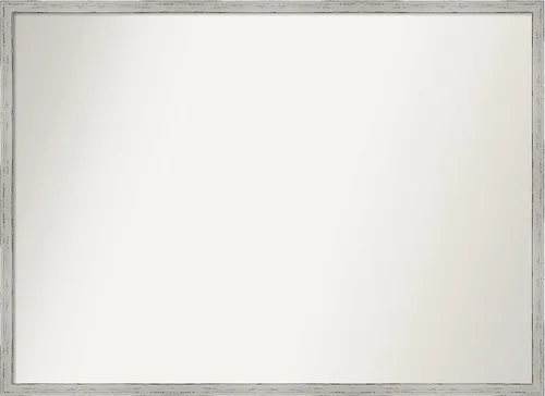Miniatura 774 de Amanti Art Espejo de baño blanco para sobre el fregadero, 32 x 45 pulgadas, espejo de tocador rectangular blanco esbelto, marco de madera moderno