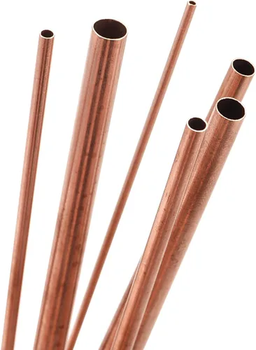 Miniatura 4 de uxcell Tubo de Cobre, 2mm 3mm 4mm 5mm 6mm 7mm DE x 0.5mm de Grosor de Pared 200mm de Longitud Tubo de Metal, Paquete de 6