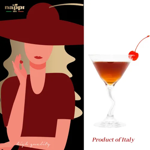 Miniatura 6 de Nappi 1991, Cerezas al marrasquino sin tallos, Cereza roja, 14 oz (390 g),Producto de Italia
