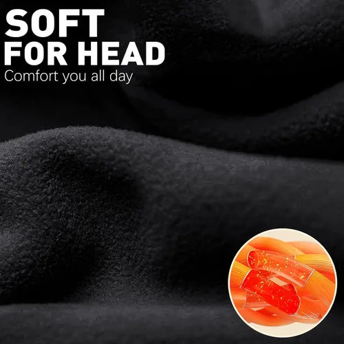 Miniatura 4 de JOEYOUNG Calentadores de orejas de forro polar para hombres, mujeres y niños, diadema de invierno, orejeras para clima frío, correr, ciclismo, esquí