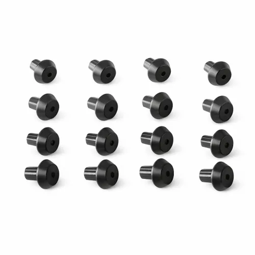 Miniatura 7 de Paquete de 16 patas de goma WB2K101 para estufa de gas de repuesto compatibles con G-E Ken-More, rejas de quemador de estufa de gas de 1/4 pulgadas
