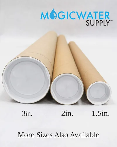 Miniatura 3 de MagicWater Supply Tubo de correo – 2 x 15 pulgadas – Kraft – 1 paquete – para envío y almacenamiento de carteles, artes, manualidades y documentos